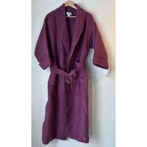 Vintage Cypress Robe Resort Spa Housecoat Pink Women's Size S 80s Retro Lounge